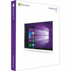 Microsoft Windows 10 Pro, 64-bit, GGK, ENG, Fabricant d'équipement d'origine (OEM), Anglais, Get Genuine Kit (GGK), 1 licence ...