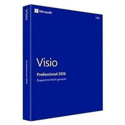 Microsoft Visio Pro 2016 Win French Medialess Éditeur graphique 1 licence(s) 1 année(s)