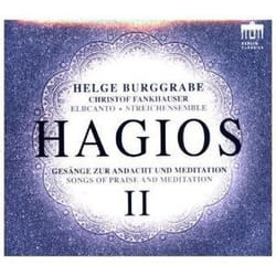 Helge Burggrabe : hagios II, chants de prières et de méditation