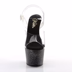 Pleaser Shoes Adore-708MG Sandales Femelle 9 Transparent