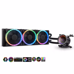 Bitspower BPTA-CYAIO360-NTX système de refroidissement d’ordinateur Processeur Kit de refroidissement du liquide Noir 1 pièce(s)
