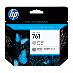 HP 761 tête d'impression DesignJet grise/gris foncé, HP DesignJet T7100 Printer, Jet d'encre, Gris, Gris foncé, CH647A, Singa ...