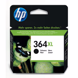 HP 364XL cartouche d'encre noir grande capacité authentique, Rendement élevé (XL), Encre à pigments, 550 pages, 1 pièce(s)