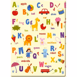 Dwinguler Zoo Multicolore Tapis de jeux pour bébé