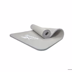 Tapis de Training - Reebok - 15mm - Gris - Mousse 100% NBR - Sangle de transport Velcro
