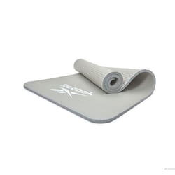 Tapis de Training - Reebok - 15mm - Gris - Mousse 100% NBR - Sangle de transport Velcro