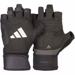 Gants de musculation Adidas Strength - Noir - Adulte - Multisport - Respirant