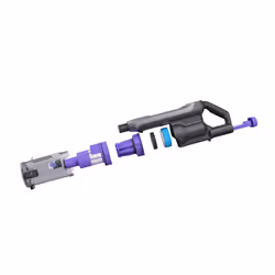 Black & Decker BHFEA640WG Aspirateur balai Batterie Sec Cyclonique Sans sac 0,75 L Noir, Acier inoxydable - Vue supplémentaire 6