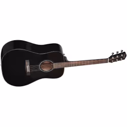 Fender CD-60 DREAD V3 DS Guitare acoustique Dreadnought 6 cordes Noir, Noyer