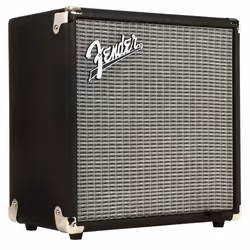Ampli à transistor - Fender - Rumble 15 - 15 Watts - Haut-parleur 8 - Noir/gris