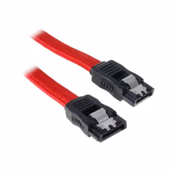 BitFenix SATA 6Gb/s, 0.3m, 0,3 m, SATA III, Mâle/Mâle, Rouge, Droit, Droit