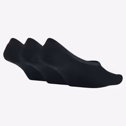 Nike Lightweight Femelle Chausettes invisibles Noir, Blanc 3 paire(s)
