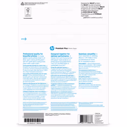 HP Papier photo Premium Plus, finition satinée, 300 g/m2, A4 (210 x 297 mm), 20 feuilles
