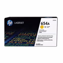 HP 654A toner jaune authentique LaserJet, 15000 pages, Jaune, 1 pièce(s)