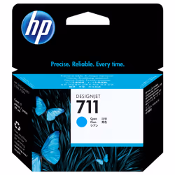 HP 711 cartouche d'encre DesignJet cyan, 29 ml, Encre à colorant, 1 pièce(s)