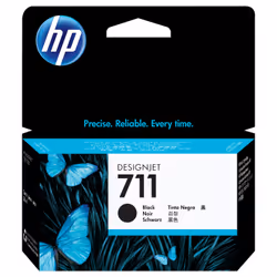 HP 711 cartouche d'encre DesignJet noir, 38 ml, Encre à sublimation thermique, 1 pièce(s)