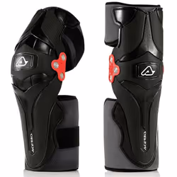 Acerbis X-Strong Protecteurs de genou, noir pour Hommes