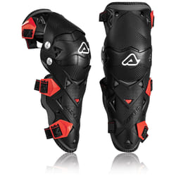 Acerbis Impact Evo 3.0 Protecteurs de genou, noir-rouge pour Hommes