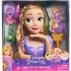 Tête à coiffer - DISNEY - Raiponce Deluxe - 12 accessoires - Faux flacon de vernis - Guide coiffure