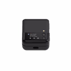 Samsung Galaxy Buds Z Flip3, Couverture, Polycarbonate (PC), Noir