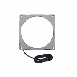 Phanteks Halos Lux Digital, Kit de refroidissement, Aluminium, Noir, 14 cm, 140 mm, 6 mm
