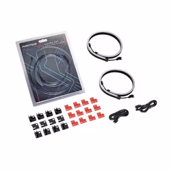 Phanteks PH-NELEDKT_CMBO, Universel, Bande de LED, Noir, Rouge, Multicolore, ATX, 20000 h