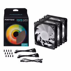 Phanteks M25 Boitier PC Ventilateur 12 cm Noir 3 pièce(s)