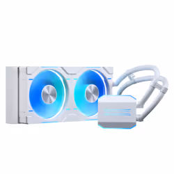 Phanteks Glacier One 240D30 DRGB Processeur Refroidisseur de liquide tout-en-un 12 cm Blanc 1 pièce(s)