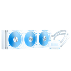 Phanteks Glacier One 420D30 Processeur Refroidisseur de liquide tout-en-un 12 cm Blanc 1 pièce(s)