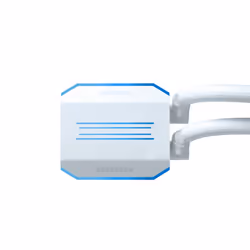 Phanteks Glacier One 420D30 Processeur Refroidisseur de liquide tout-en-un 12 cm Blanc 1 pièce(s)