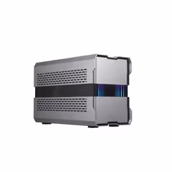 Phanteks Evolv Shift XT, Mini Tower, PC, Argent, Mini-ITX, Aluminium, Acier, Verre trempé, Jouer