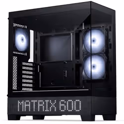 Phanteks XT View Matrix Midi Tower Noir - Vue supplémentaire 2