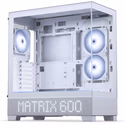 Phanteks XT View Matrix Midi Tower Blanc - Vue supplémentaire 2