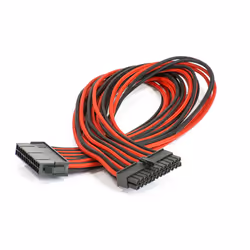 Phanteks PH-CB24P, ATX (24-pin), ATX (24-pin), Droit, Droit, Noir, Rouge