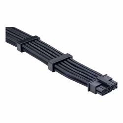 Phanteks PH-CBKT-CO_BK01, 0,75 m, Mâle, Mâle, Droit, Droit, Noir