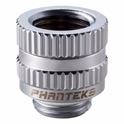 Phanteks PH-RA_CR_MF, Adapter fitting, Métal, Chrome, 1/4", Femelle, Mâle