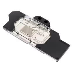 Phanteks PH-GB2080TiAS, Bloc d'eau, Noir, Argent, GPU, Carte graphique, 260 mm, 124 mm