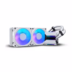 Phanteks Glacier One 240 MPH, Refroidisseur de liquide tout-en-un, 60,51 cfm, Blanc