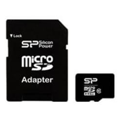 Silicon Power SP008GBSTH010V10SP mémoire flash 8 Go MicroSDHC Classe 10