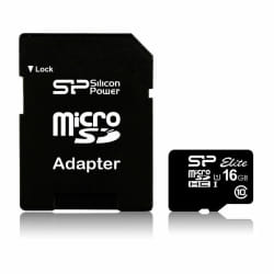 Silicon Power Elite 16 Go MicroSDHC UHS-I Classe 10
