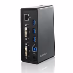 Lenovo ThinkPad USB 3.0 Dock (EU) Avec fil USB 3.2 Gen 1 (3.1 Gen 1) Type-A Noir