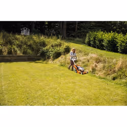 Stihl RMA 443 C tondeuse à gazon Tondeuse à gazon poussée Batterie Gris, Opaque
