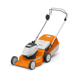 Stihl RMA 248 tondeuse à gazon Marcher derrière un tracteur tondeuse Batterie Noir, Gris, Orange
