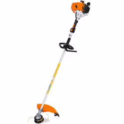 Stihl FS 120 R, Débroussailleuse, Fil de nylon, Poignée rectangulaire, 9000 tr/min, Noir, Métallique, Orange, 30,8 cm³