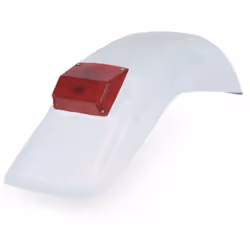 Acerbis Baja Fender arrière, blanc pour Hommes