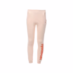 Jogging rose pour fille - Reebok Wood Mark Jogger - Ceinture élastique - Manches longues - Fitness