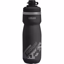 CamelBak Podium Dirt Chill, 620 ml, Vélo, Sports, Noir, Gris, Polypropylène (PP), Silicone, Dévissable