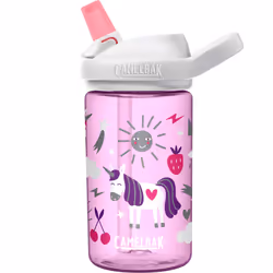 CamelBak eddy, 400 ml, Rose, Unicorn Party, Enfant, Fille, Polypropylène