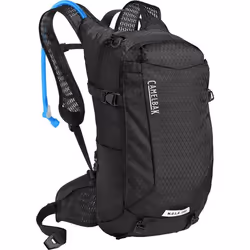 CamelBak Womens M.U.L.E Pro 14, Sans encadrement, Devant, Dos rembourré, Bicyclette, Noir, Blanc, Femelle
