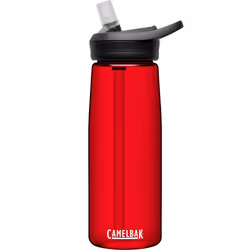 CamelBak eddy+, 750 ml, Utilisation quotidienne, Rouge, Copolyester, Polypropylène (PP), Cardinal, Adulte